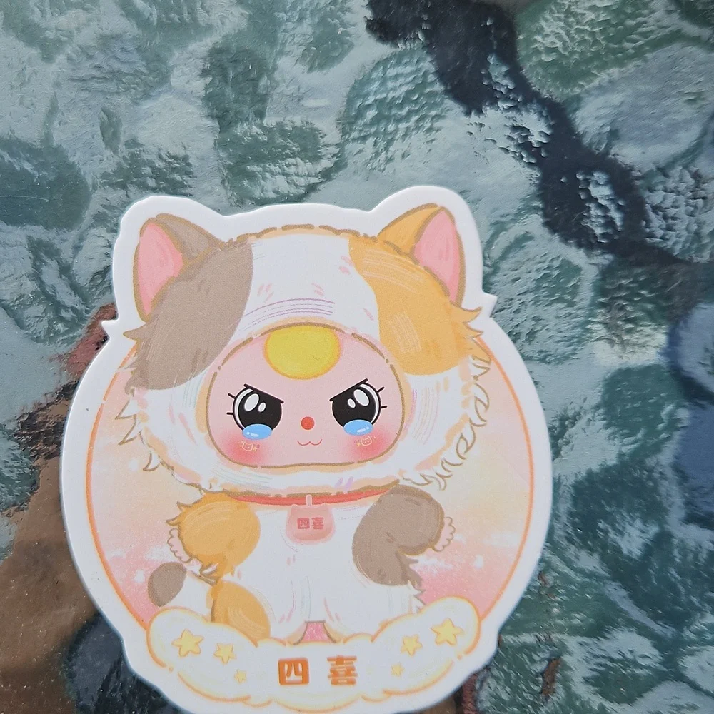 Baby 3 Whose Cat Is This? Calico Kitty Bag Charm
